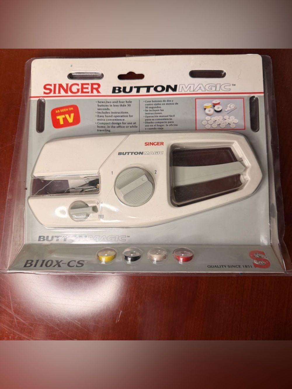 Singer Button Magic Button Attacher - White